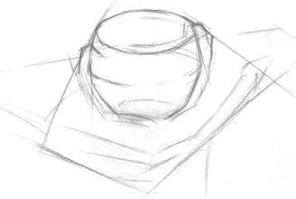 素描写生中"点,线,面"的运用方法