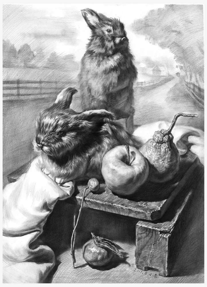 素描头像如何表现人物肤色的色调和质感？广州画室教你,05
