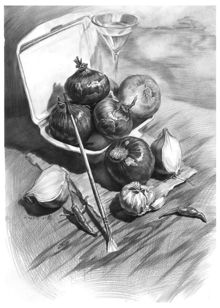 素描头像如何表现人物肤色的色调和质感？广州画室教你,06