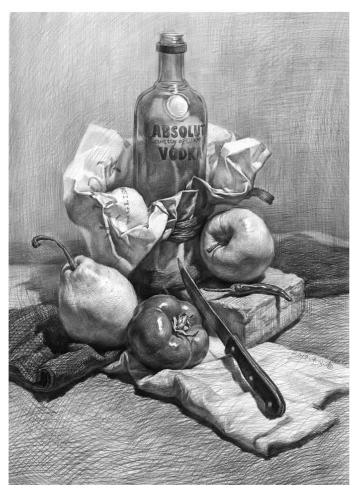 素描头像如何表现人物肤色的色调和质感？广州画室教你,11