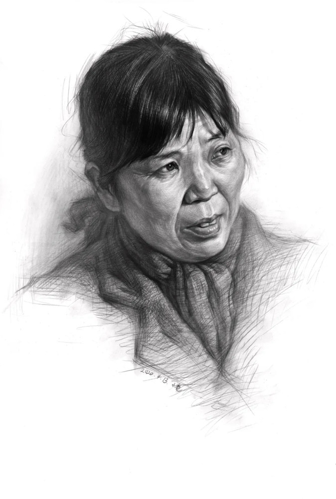 素描头像如何表现人物肤色的色调和质感？广州画室教你,34