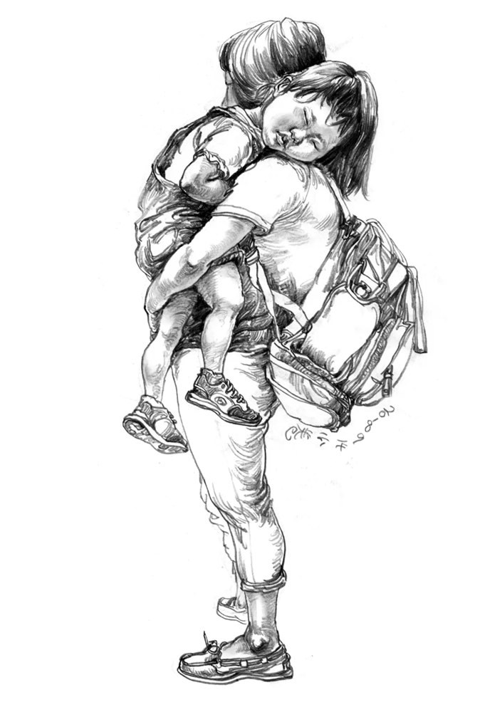 素描头像如何表现人物肤色的色调和质感？广州画室教你,50