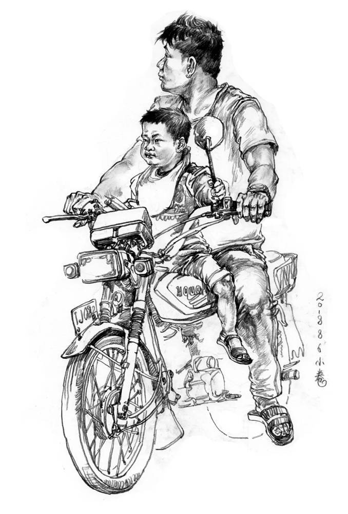 素描头像如何表现人物肤色的色调和质感？广州画室教你,57