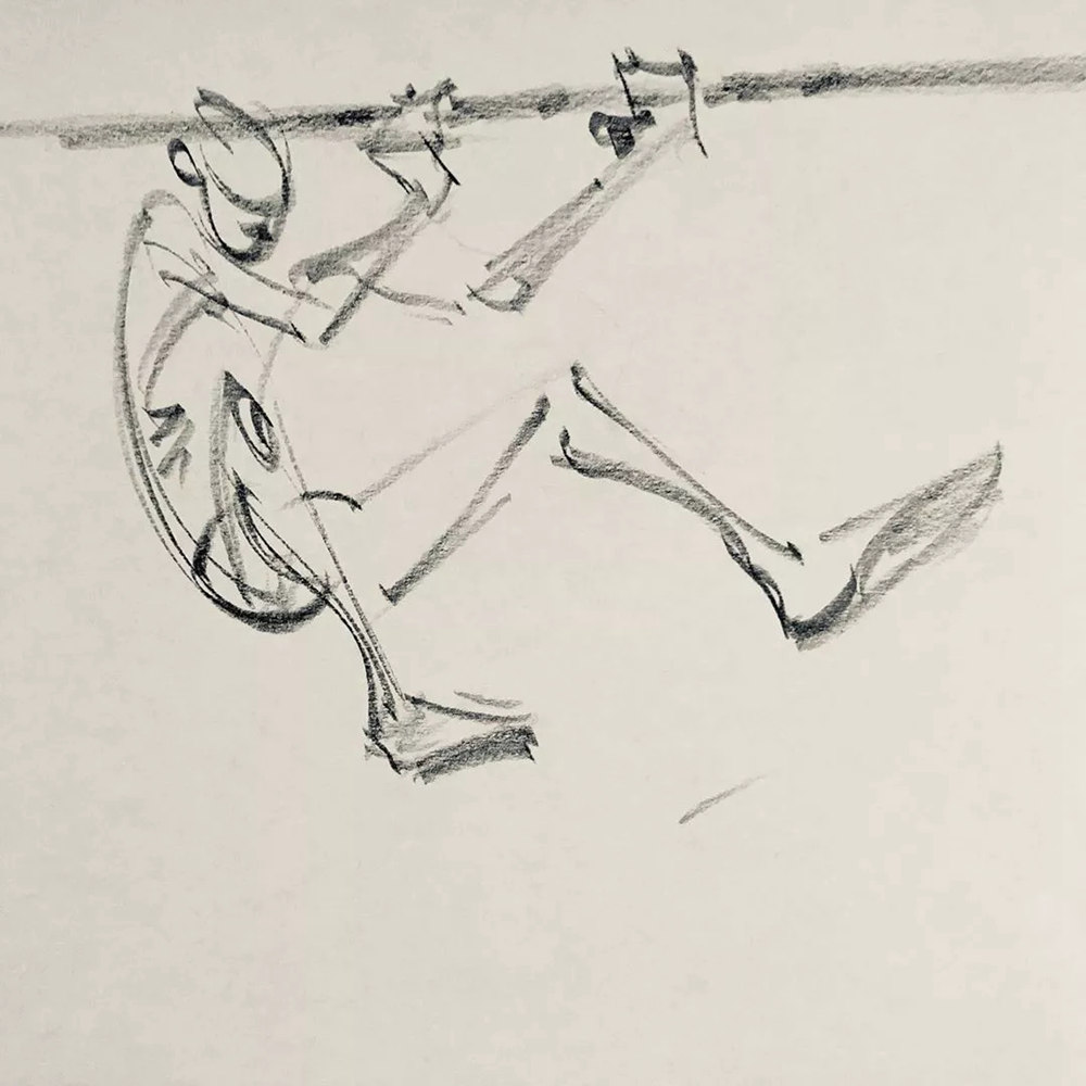 速写最重要动态，广州画室教你速写动态如何画的精彩,23