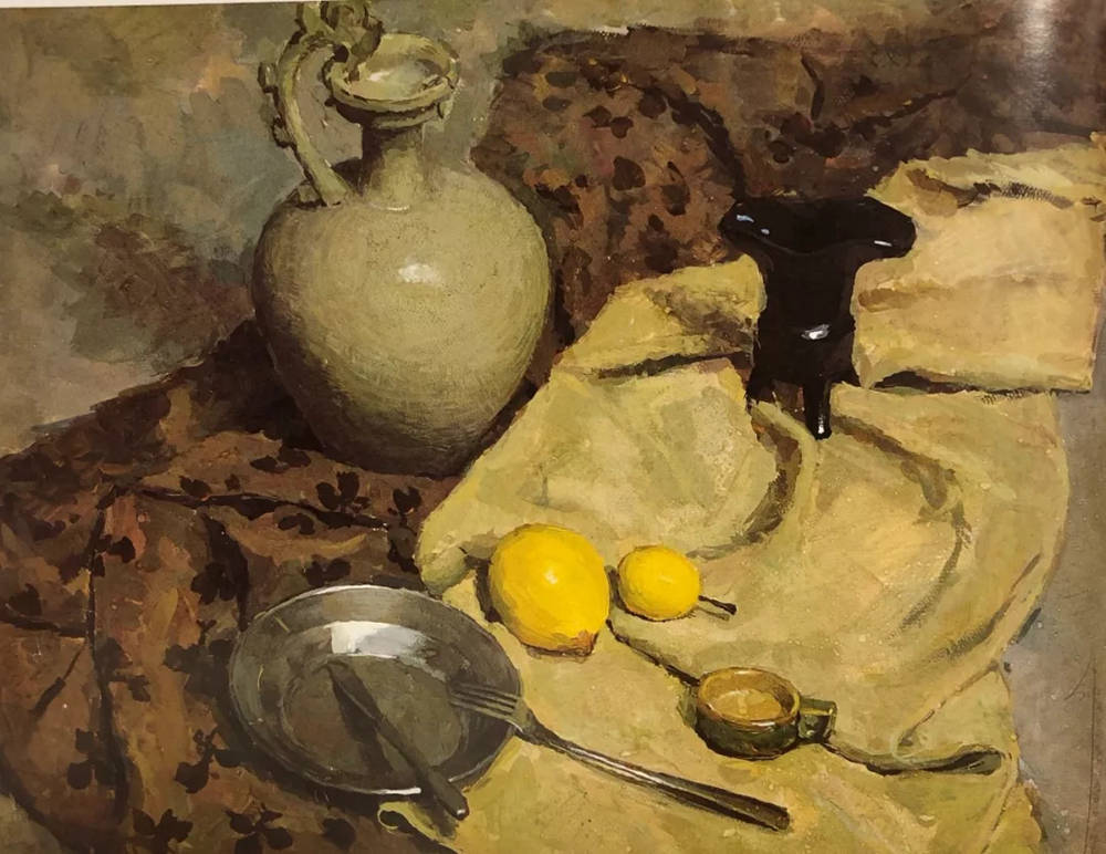 【广州画室经典作品】100幅央美附中优秀色彩静物留校作品精选,04