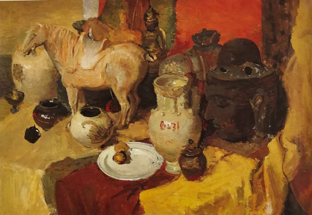 【广州画室经典作品】100幅央美附中优秀色彩静物留校作品精选,06