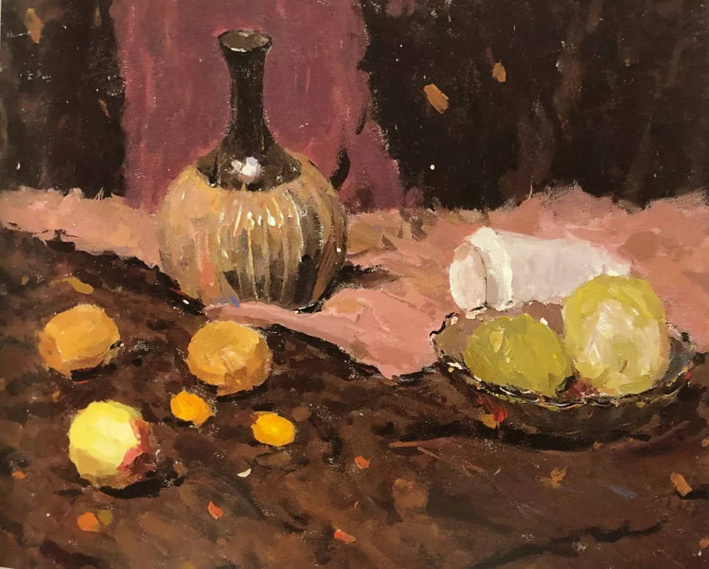 【广州画室经典作品】100幅央美附中优秀色彩静物留校作品精选,45