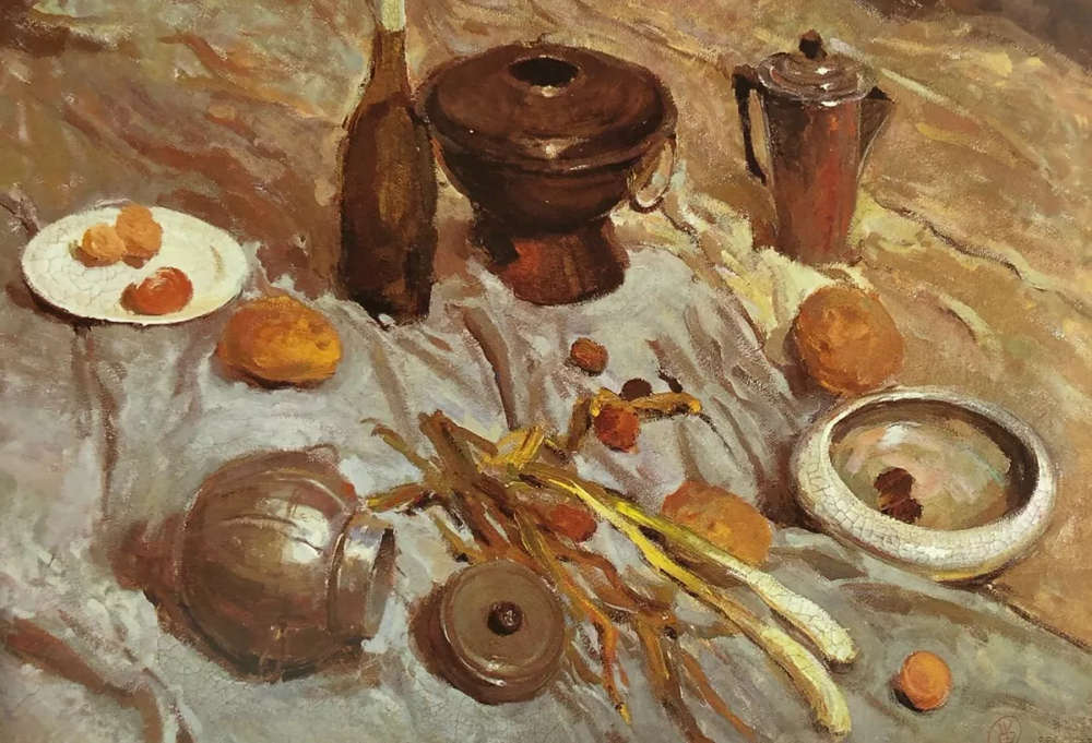 【广州画室经典作品】100幅央美附中优秀色彩静物留校作品精选,56