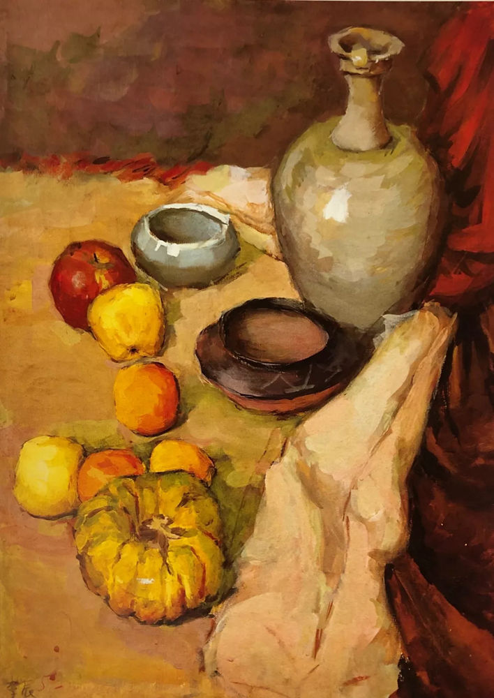 【广州画室经典作品】100幅央美附中优秀色彩静物留校作品精选,80