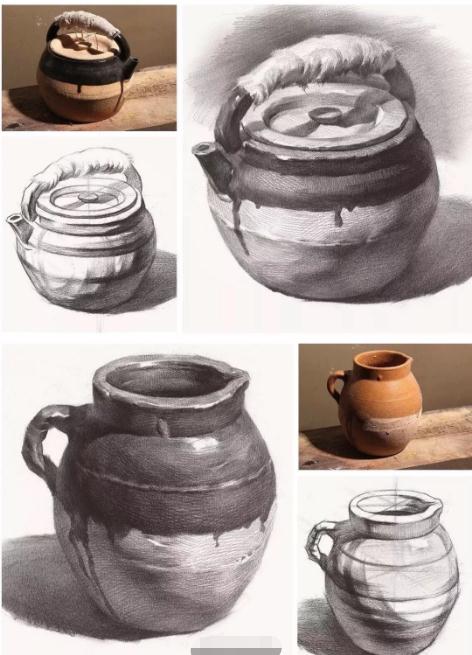 广州画室教你用纸巾擦出来调子，效果独特，立体感强,27