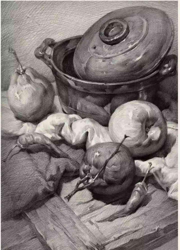 广州画室小编听说你们画素描不会排线,16