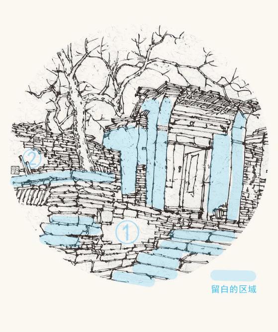 广州画室教你画出不一样的风景速写,05
