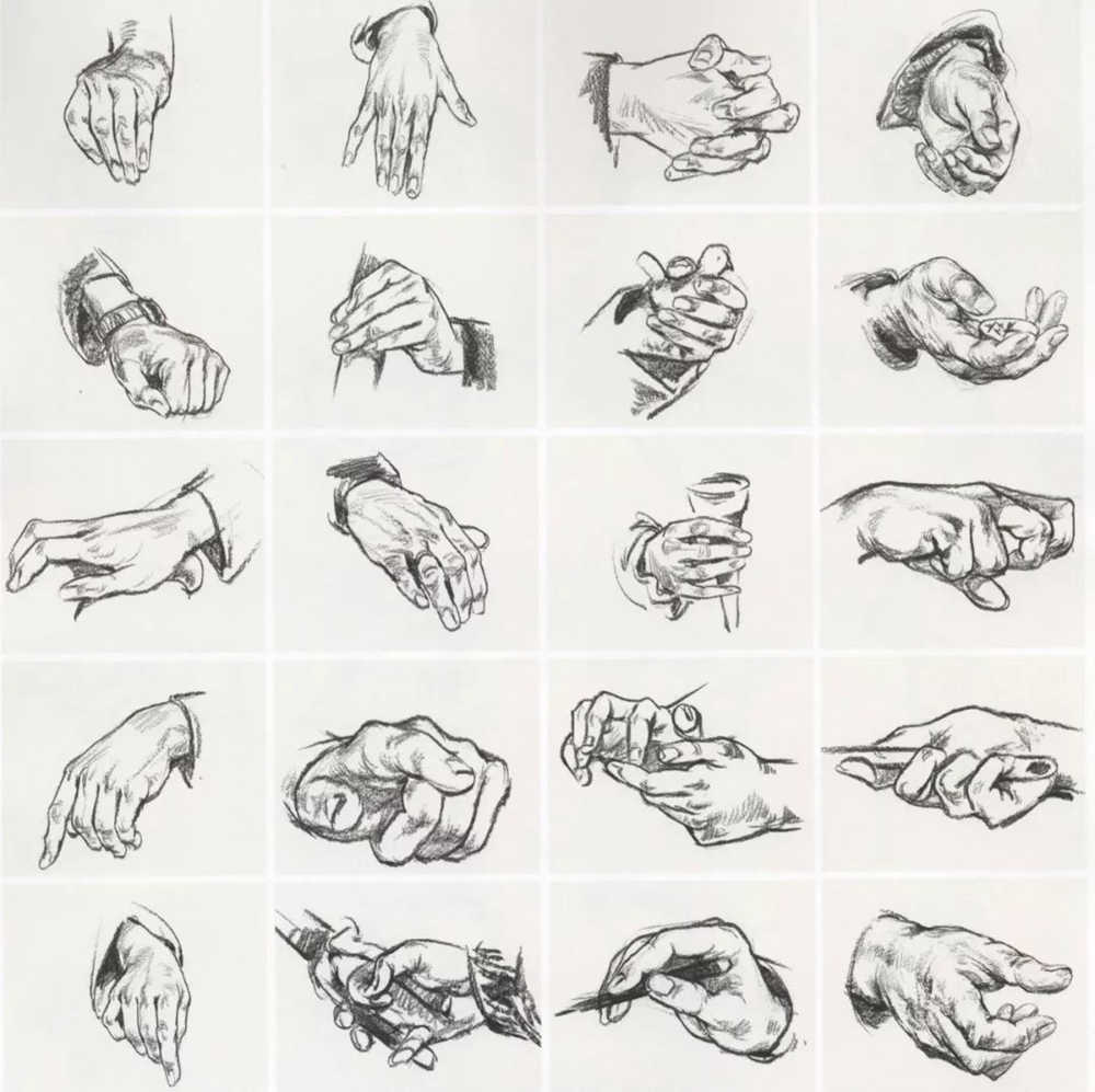 广州十大排名画室的小编教你深入刻画速写的手部、脚部和鞋,07