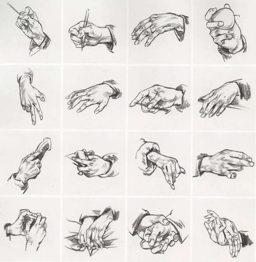 广州十大排名画室的小编教你深入刻画速写的手部、脚部和鞋,08