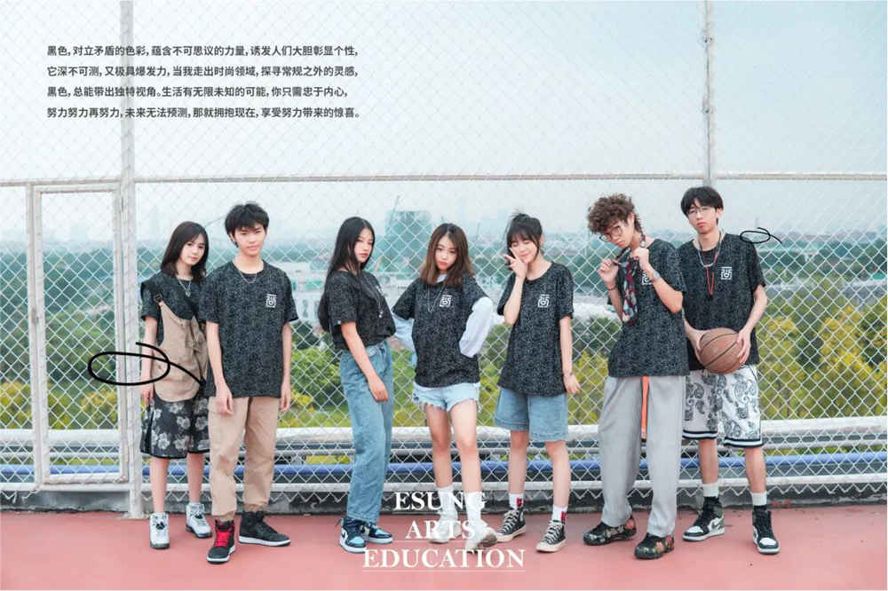 快活出五彩斑斓的自我|广州画室校服SHOW,17