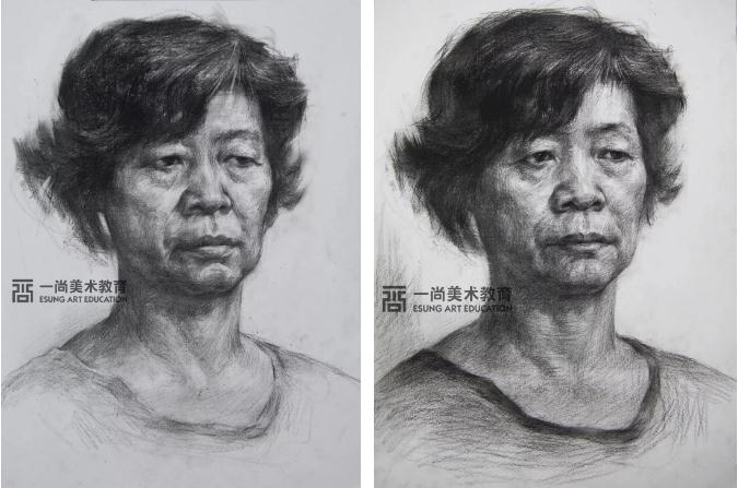 广州画室联考素描头像分析！今年的高分卷与往年有何不同？